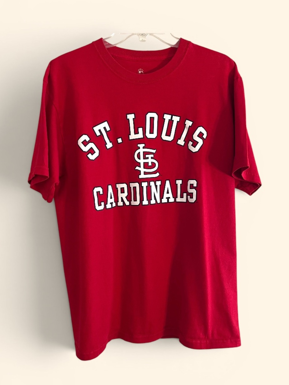 True Fan St Louis Cardinals Cotton T-Shirt Size L NWOT